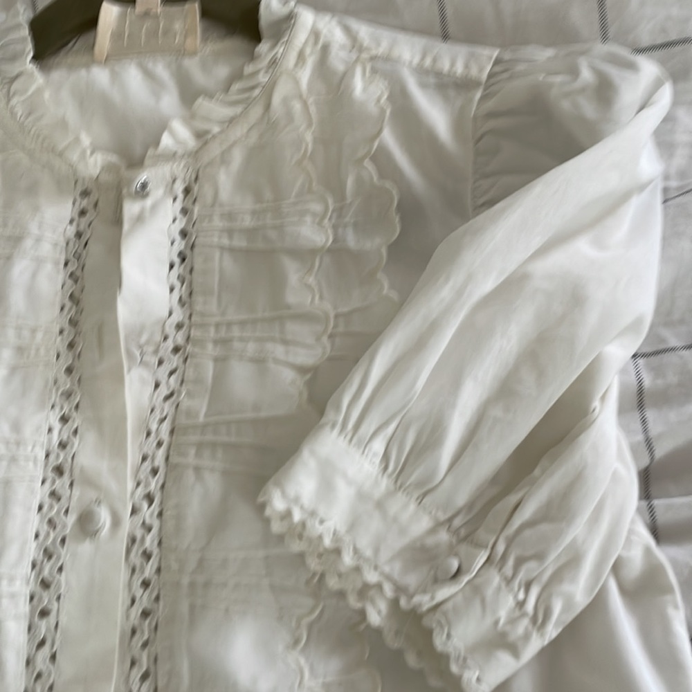 ♦️SOLD♦️Sezane ruffle top - Picture 4 of 5
